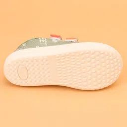 Cute Walk by Babyhug Velcro Closure Text printed Casual Shoes - Green image 4