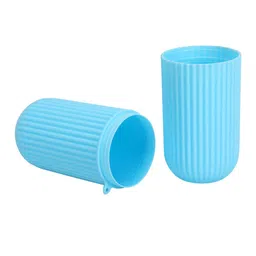 HASHONE Set Of 2 Toothbrush Holder & Soap Tray Combo For Easy Organization image 5