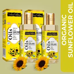 Indus Valley Pack of 2 Sunflower Carrier Oil 100 ml image 1