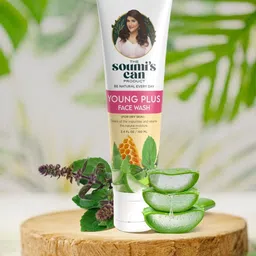 THE SOUMI'S CAN PRODUCT Set Of 2 Young Plus Face Wash - 100ml Each-image-14