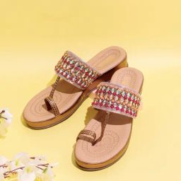 Inc.5 Women's Antique Gold Toe Ring Wedges-picture-40