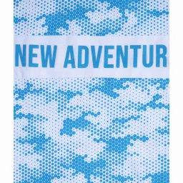 Gini & Jony Kids Blue Printed T-Shirt image 3