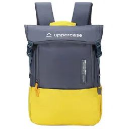 Uppercase Apex 18 Ltrs Blue & Yellow Medium Laptop Backpack image 1