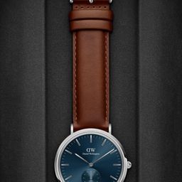 Daniel Wellington Men Textured Dial & Leather Straps Analogue Watch DW00100709K-picture-32