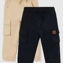 Juniors by Lifestyle Boys Pack of 2 Solid Cargos image 1
