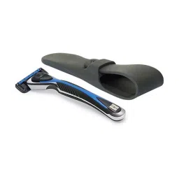 Hajamat Portable Protective Travel Case for Manual Shaving Razor Phantom Black image 3