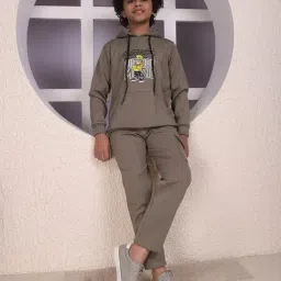 Crimsoune Club Boys Olive Graphic Sweatshirt-image-74