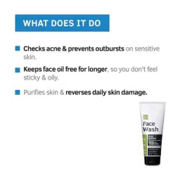 Ustraa Face Wash Acne Control with Neem & Charcoal (Set of 2) image 3