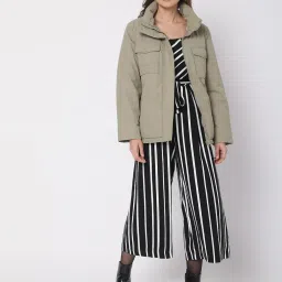 Vero Moda Olive Solid Jacket image 4