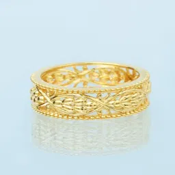 Candere by Kalyan Jewellers 18K Yellow Gold BIS Hallmark Ring for Women image 1