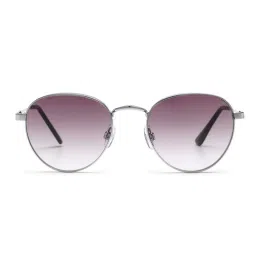 bebe Grey Round Unisex Sunglasses image 1