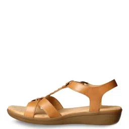 Naturalizer Women's Wesile Beige T-Strap Wedges image 3