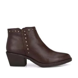 Carlo Romano Women's Brown Casual Booties-picture-37