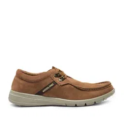 Woodland Men's Cashew Brown Derby Shoes-picture-30