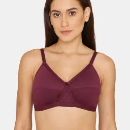 Rosaline by Zivame Wine Non Wired Non Padded Everyday Bra-image-99