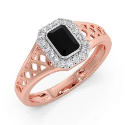 Candere by Kalyan Jewellers 18k Rose Gold & Diamond Ring for Men image 1