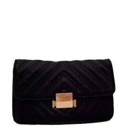 Global Desi Black Quilted Small Sling Handbag-picture-20