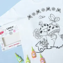 Only White & Black Cotton Printed T-Shirt-picture-35