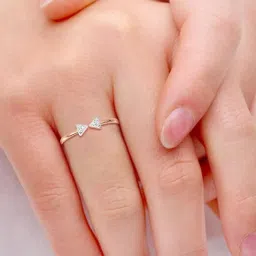 Candere by Kalyan Jewellers 18k Yellow Gold & Diamond Ring for Women image 1