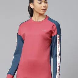 ALCIS Red & Blue Regular Fit Sweatshirt image 1