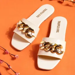 Truffle Girl by Truffle Collection Women's Putty Casual Sandals image 1