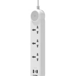One Beat GO Extension Board with 3 AC outlests + 1 C + 2A USB Power Extension Board (White) image 1