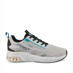 Campus Kids Grey & Black Running Shoes image 1