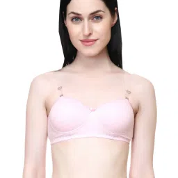 Lady Lyka Multicolor Non Wired Padded T-Shirt Bra (Pack Of 2) image 2
