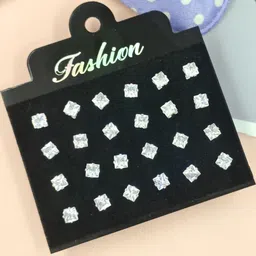 Honbon Women Silver Earrings image 3