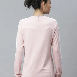 ALCIS Light Pink Self Design Sweatshirt image 2