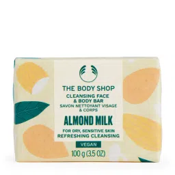The Body Shop Almond Milk & Honey Soothing & Caring Cleansing Bar image 2