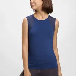 Forever 21 Blue Regular Fit Sports Tank Top image 1