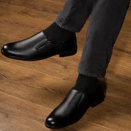 Red Chief Black Formal Slip-Ons-picture-40