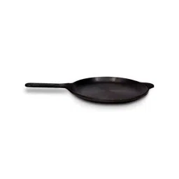 The Indus Valley Black Cast Iron Fry Pan - Set of 1 image 2