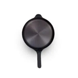 The Indus Valley Black Cast Iron Fry Pan - Set of 1 image 3