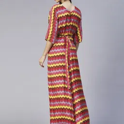 Fashor Multicolored Printed Jumpsuit image 2
