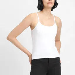 Forever 21 White Cotton Camisole Top image 1