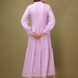 Purvaja Purple Regular Fit Dress image 2
