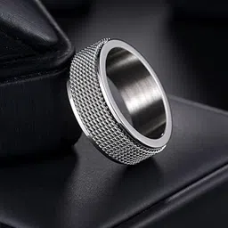 MEENAZ Men Silver Plated Finger Ring-image-53