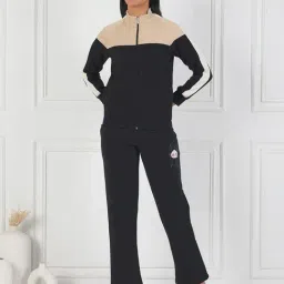 Sweet Dreams Black Fleece Solid Tracksuit image 3