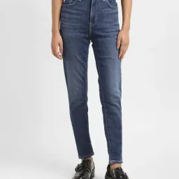 Levi's Blue Blended Skinny Fit High Rise Jeans-picture-30