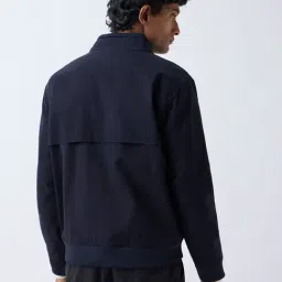 WES Casuals by Westside Navy Relaxed-Fit Cotton Jacket image 2