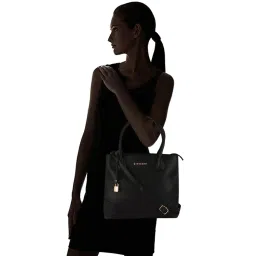 Giordano Black Solid Large Shoulder Handbag image 2