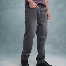 The Roadster Life Co. Men Straight Fit Light Fade Stretchable Jeans-image-30