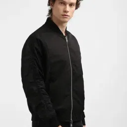 Calvin Klein Black Regular Fit Reversible Jacket image 4