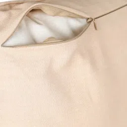 India Circus Black Canvas Fleur Greyscale Duck Cushion Cover image 5