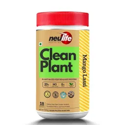 NEULIFE CLEAN-PLANT Protein Isolate Powder | Vegan Protein Powder for Men & Women - Mango Lassi-picture-12