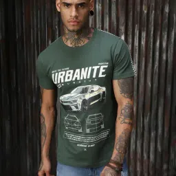 High Star Green Cotton Print T-Shirts-picture-41