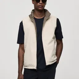 MANGO MAN Reversible Water-Repellent Gillet Jacket-picture-10