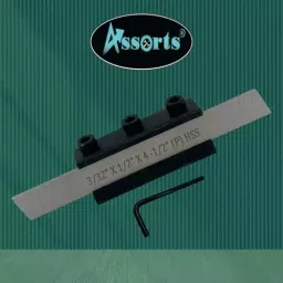 Assorts Parting Cut Off Tool Holder Tool Steel Body & HSS Blade 12.7 mm Adjustable image 2